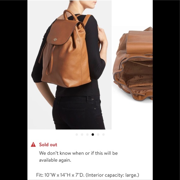 Tory Burch leather black backpack - Picture 2 of 8